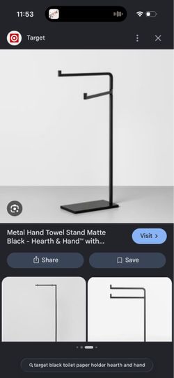 Hand towel holder Hearth and Hand