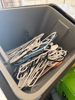 Mixed Plastic Clothes Hangers Bulk Lot
