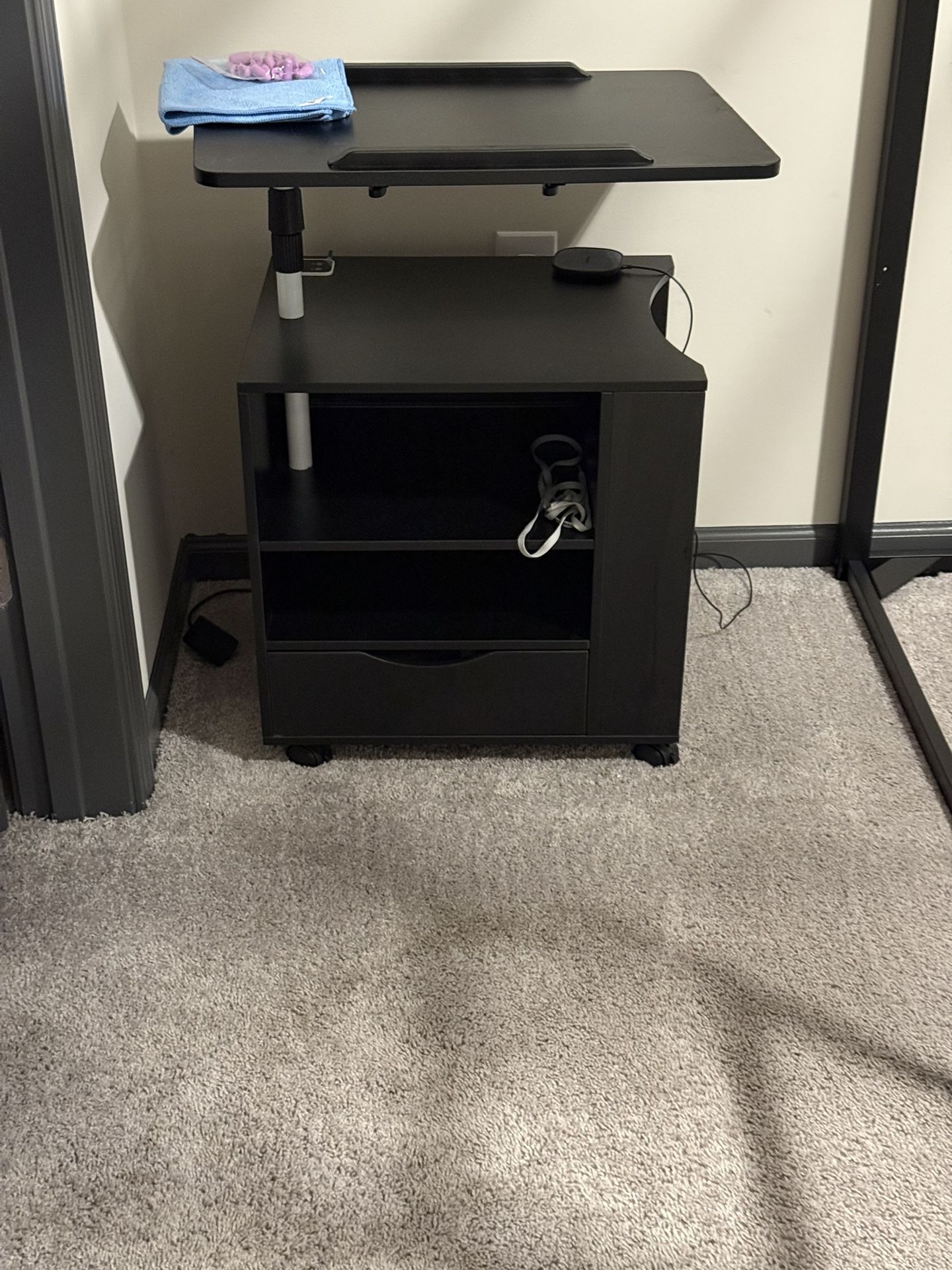 Nightstand And Desk Combo