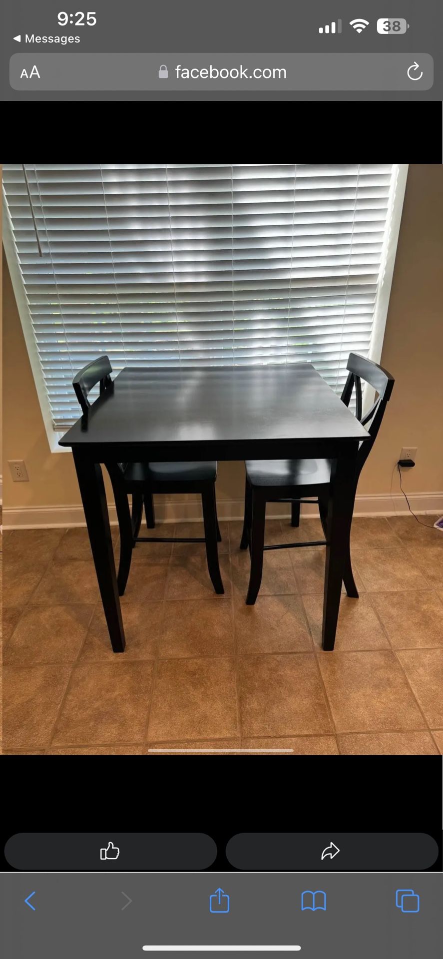 Black Table And Chairs