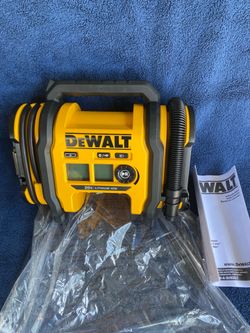 DEWALT 20V MAX CORDLESS AIR INFLATOR TO TOOL ONLY BATTERY NOT INCLUDED NEW IN BOX $100 FIRM
