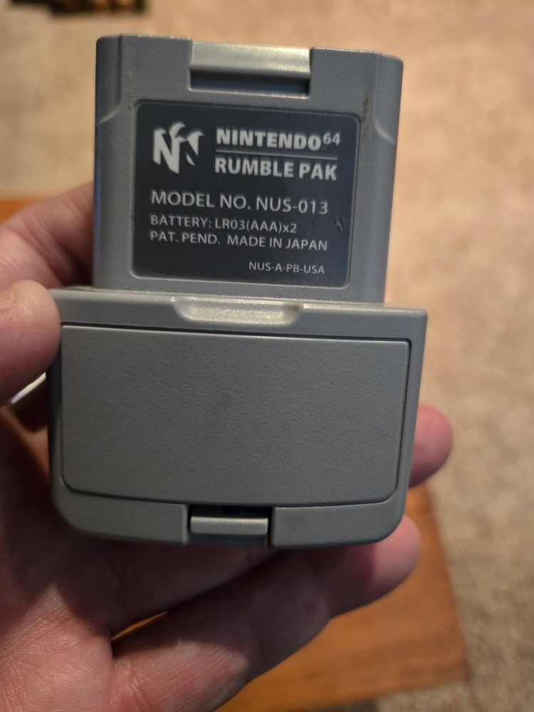 Vintage Nintendo 64 Rumble Pak