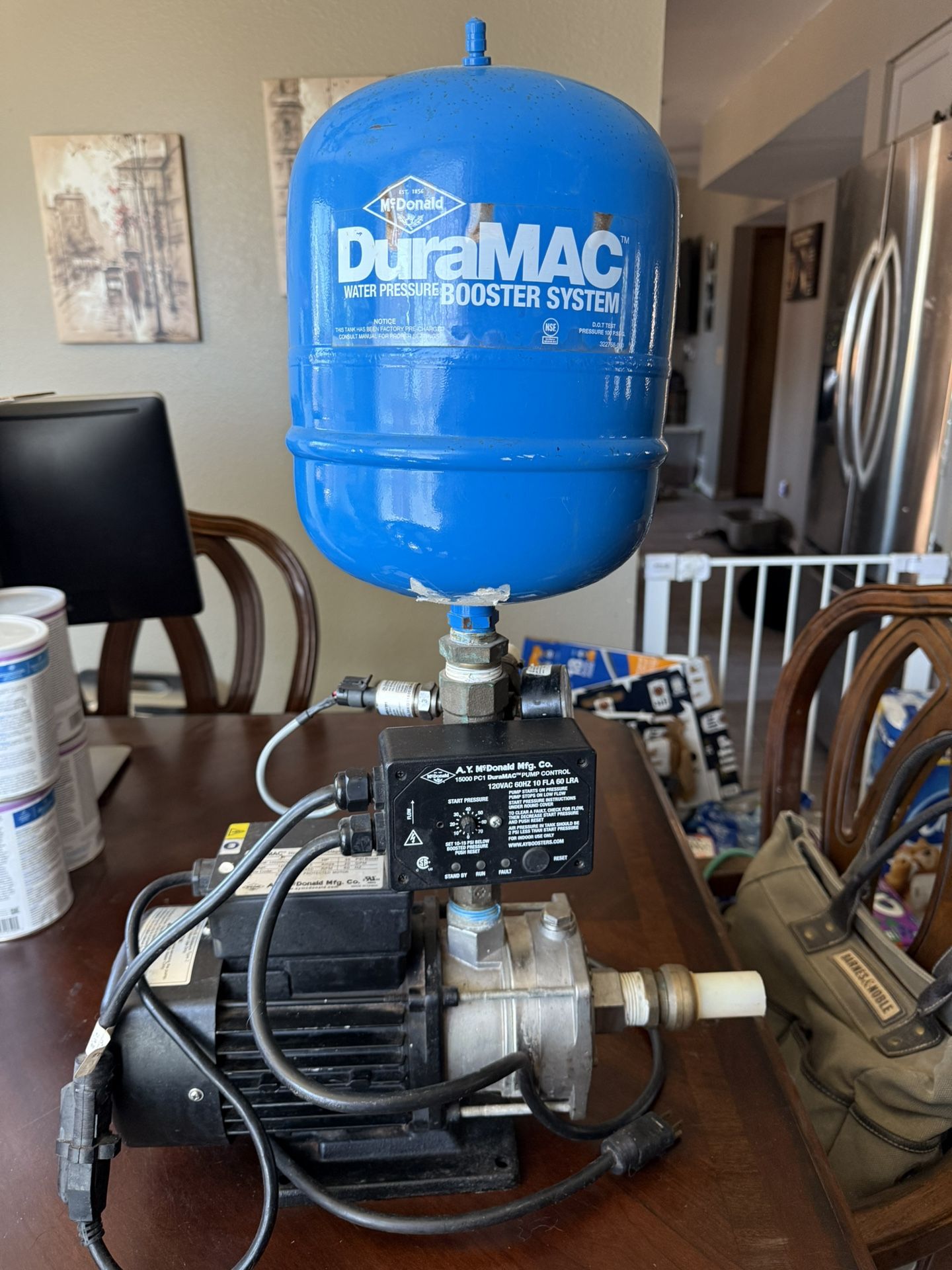 DuraMAC 35 psi Programmable Booster Pump System (120V)- $950 OBO