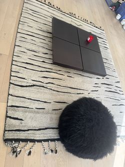 Safavieh Beige And Black Casablanca Wool Rug 8x10