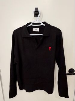 AMI PARIS Sweater Black Size M