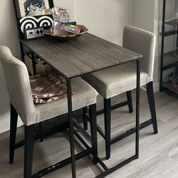 Stools and Bar Height Table/Desk 