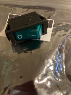 QTEATAK 5-Pack SPST Rocker Boat Switches Green LED