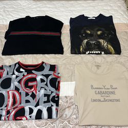 Gucci/Givenchy/D&G/Burberry Tees 