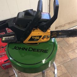 Poulan Chainsaw; Runs Great With Good Bar And Chain.