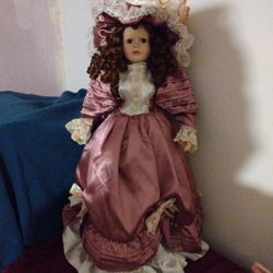 Victorian Porcelain Doll 