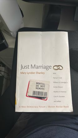 Text book- Just Marriage