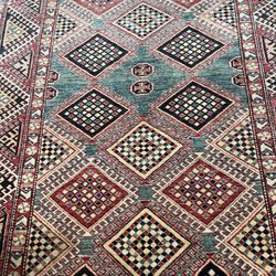 Turkish Kilim Wool Rug - 8.75" x 5.5" - excellent condition
