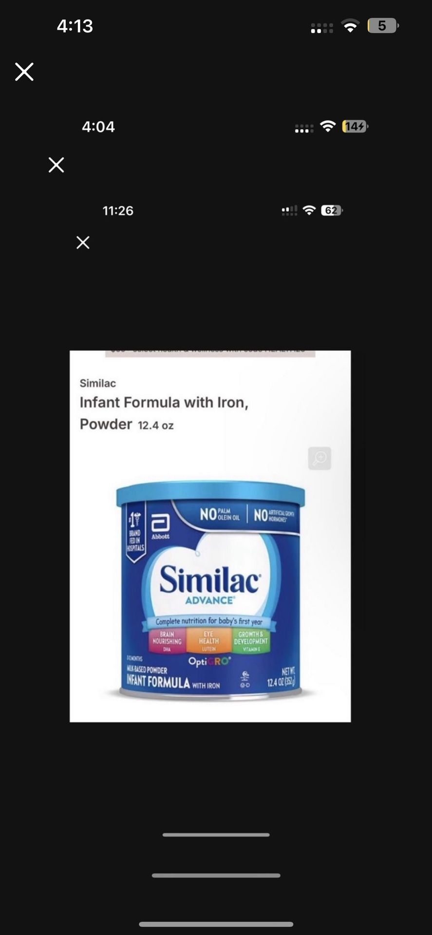 infant similc formula 