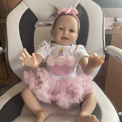 Mama Lifelike Baby Doll 21” Tall 