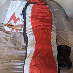 0F Sleeping Bag, As new Goose Down Marmot Teton Women's/Mens, very high loft, Cold Camping  REI Nemo, Big Agnes Mountain Hardware Sub-Zero Backpacking
