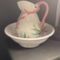 John Mortlock Pitcher And Bowl