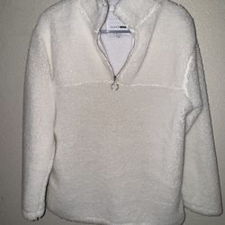 Furry half zip