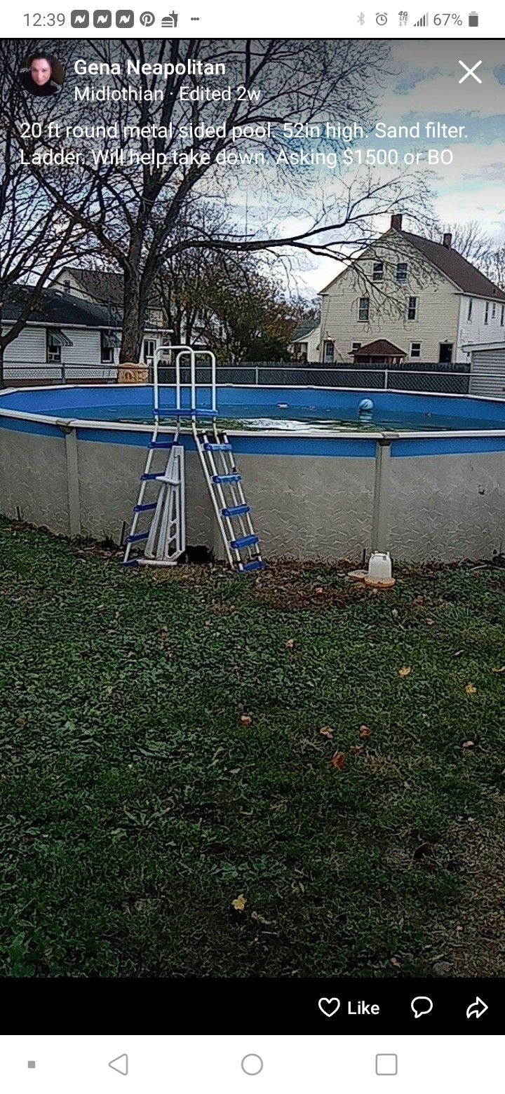 20 Ft Round Pool