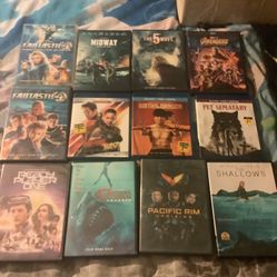 DVD And Blu-ray Movie Lot