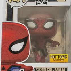 Funko Pop - Spiderman (Marvel, 80 Years Edition), #593 (HOT TOPIC EXCLUSIVE!)