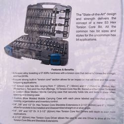 Hex Torsion Core Impact Grade Bit Set