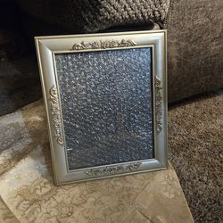 Vintage Photo/Picture Frame Silver/Gold Ornate Hand Applied 5 X 7