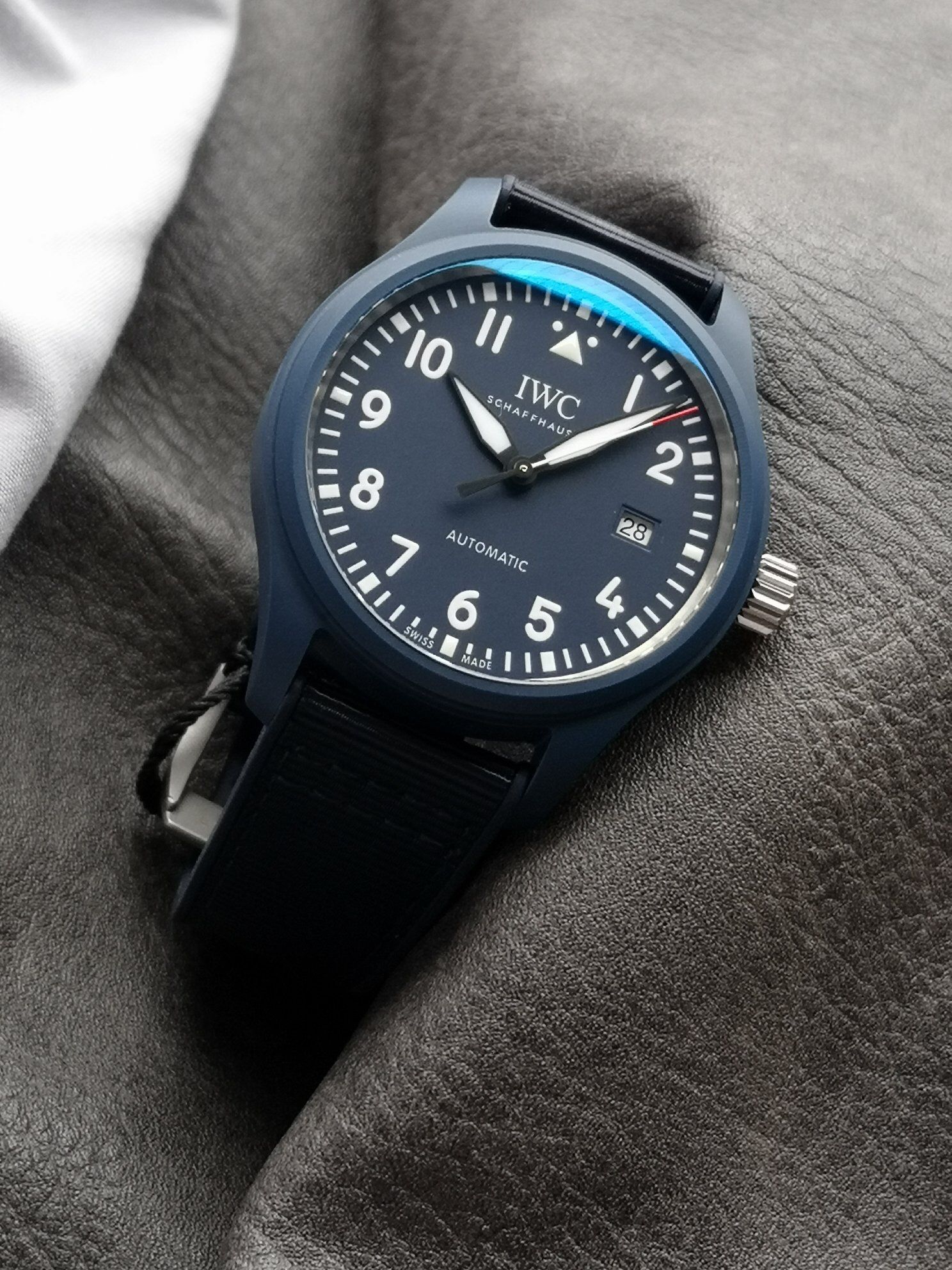 IWC Pilot’s Blue Dial Watch