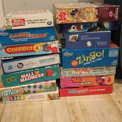 Board Games $2 Each