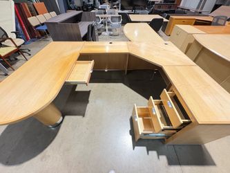 Maple Wood Desk Office Furniture Warehouse | New, Used & Reconditioned