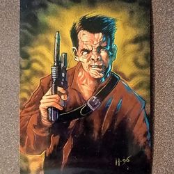 1996 Star Wars Finest Topps Dr. Evazan Cantina #67 Movie Art Collectible Vintage Trading Card Chrome Chromium