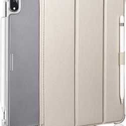 Valkit Case for iPad Air 4th Generation 2020, iPad Air 4 10.9 Inch Case, [Support 2nd Gen Apple Pencil Charging] Translucent Frosted Protective Smart 