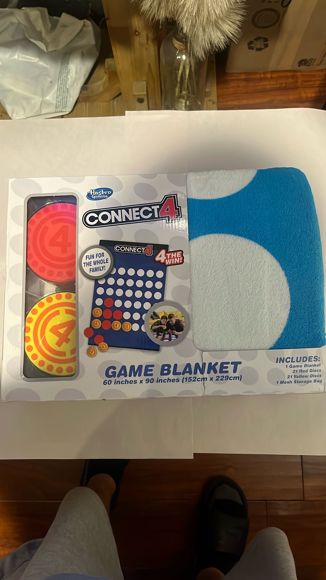 Connect 4 Game Blanket
