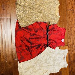 Girls Size Small 3 Holiday Dresses (May Have Tag On)