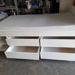 TWIN SIZE BED FRAME WITH MATTRESS 