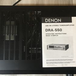 Denon DEA-550 Tuner Amplifier 