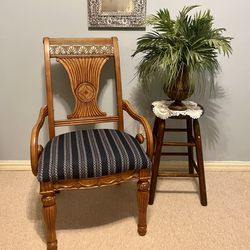 Vintage Newly Upholstered Accent Chair