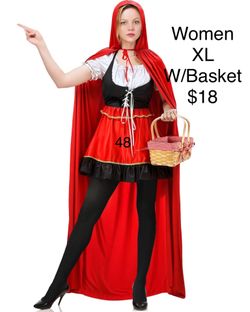 Red Riding Hood Women’s Costume XL Halloween
