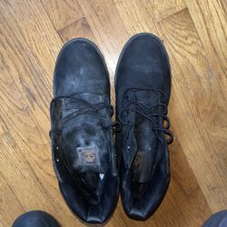 Black Timberlands 