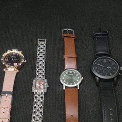 2x Ladies & 2x Men's Watches
