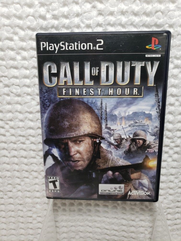 PS2 Call of Duty Finest Hour Rated Teen . Good condition and smoke free home. 