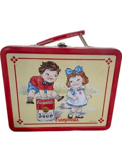 Campbells Soup Metal Lunch Box 