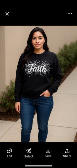 Rhinestone Faith Shirt