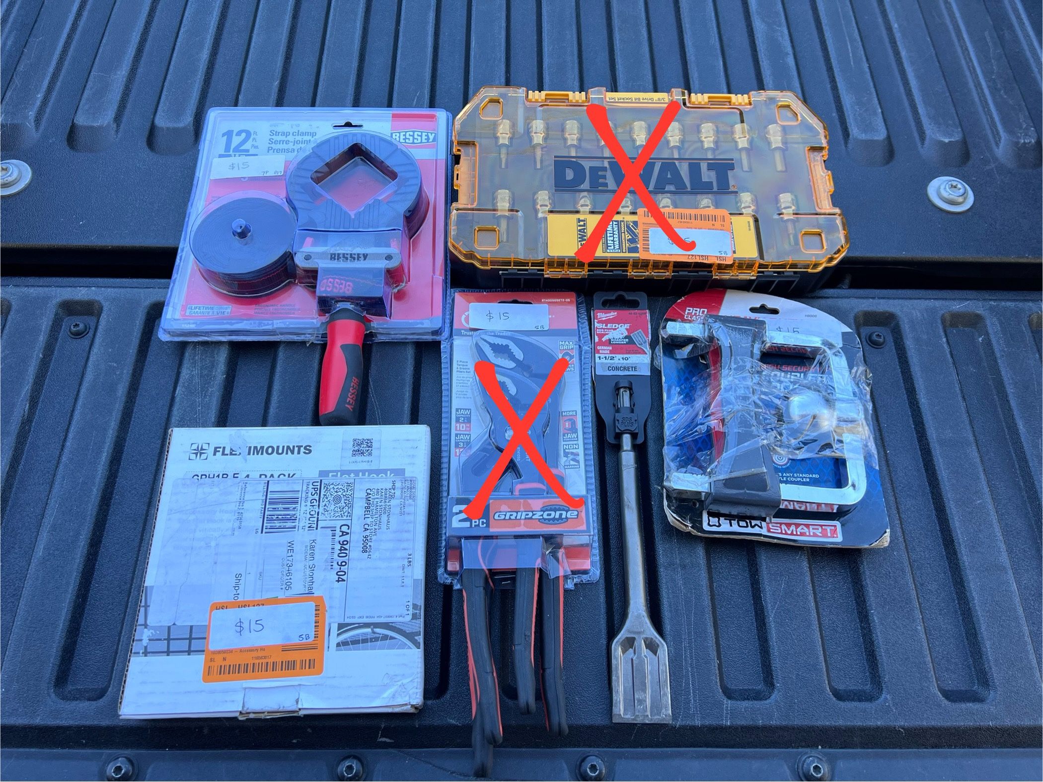 Milwaukee, Fleximounts, Bessey & Tow Smart Tools **60 Off Retail’s