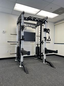 FULLY LOADED - FREE DELIVERY🟢All In One Home Gym🟢 Functional Trainer🟢Smith Machine🟢Squat Rack🟢Cable Machine 