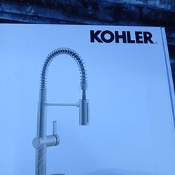 KOHLER Brush Nickel kitchen faucet