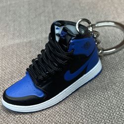 3D Jordan 1 Keychain Royal Toe