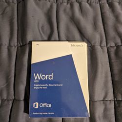 Microsoft Word 2013 Product Key Card 059-08267 New Permanent License