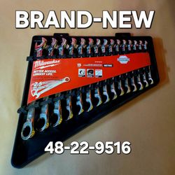 Milwaukee
Metric Ratcheting Combination Wrench Set (15-Piece)