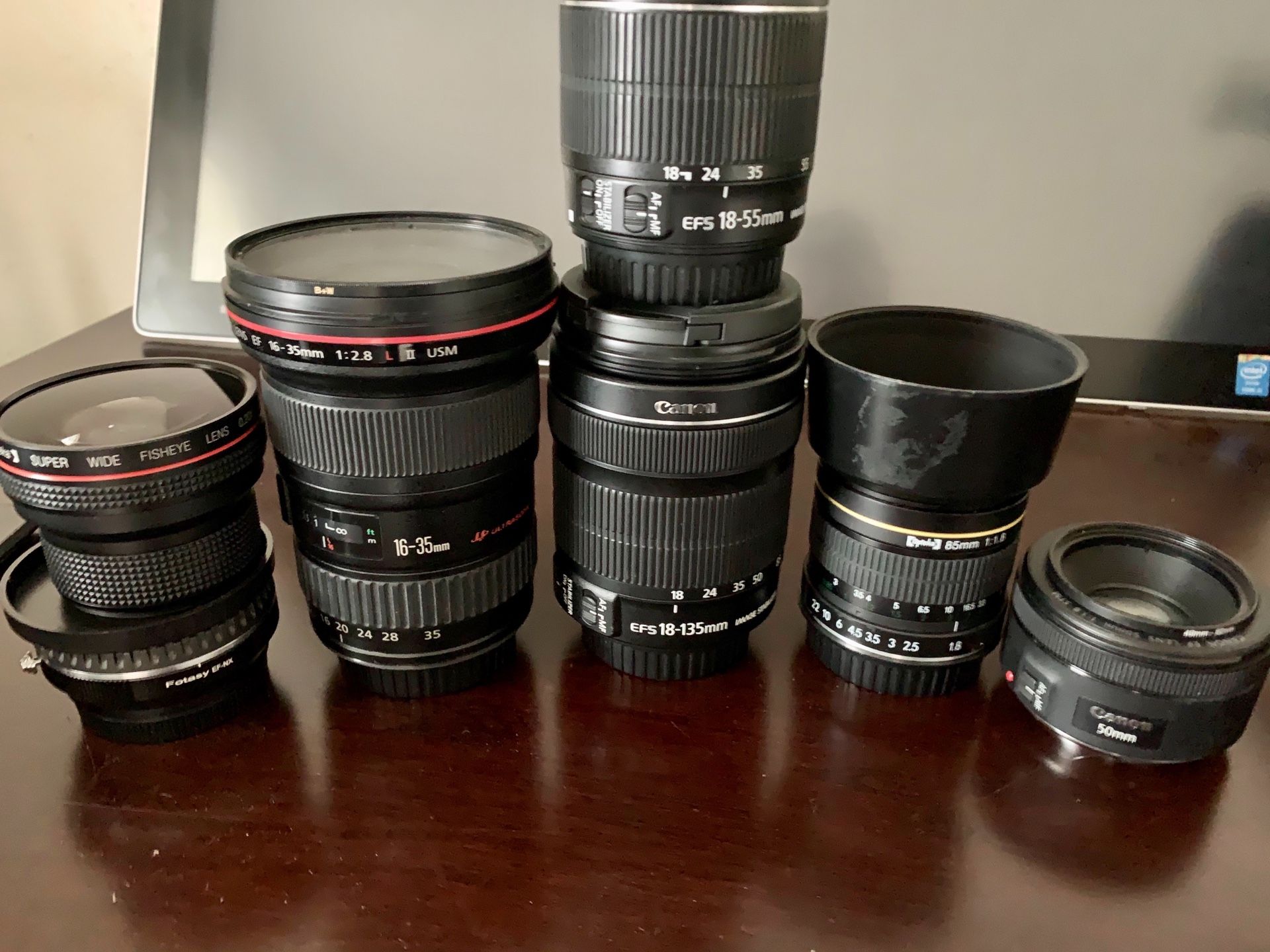 Canon L EFS Lenses Prices Vary Open To Trades (16-35 is no Longer Available )