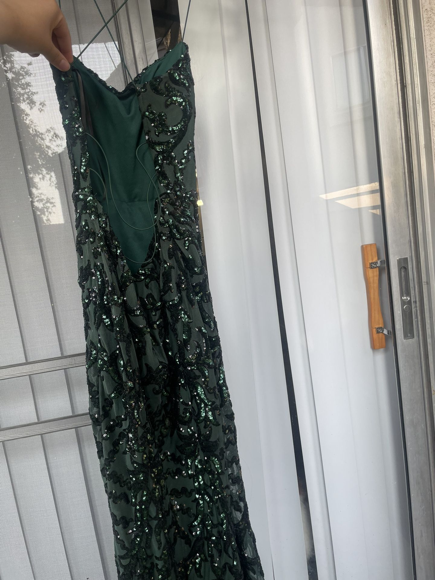 Green Sequin Dress